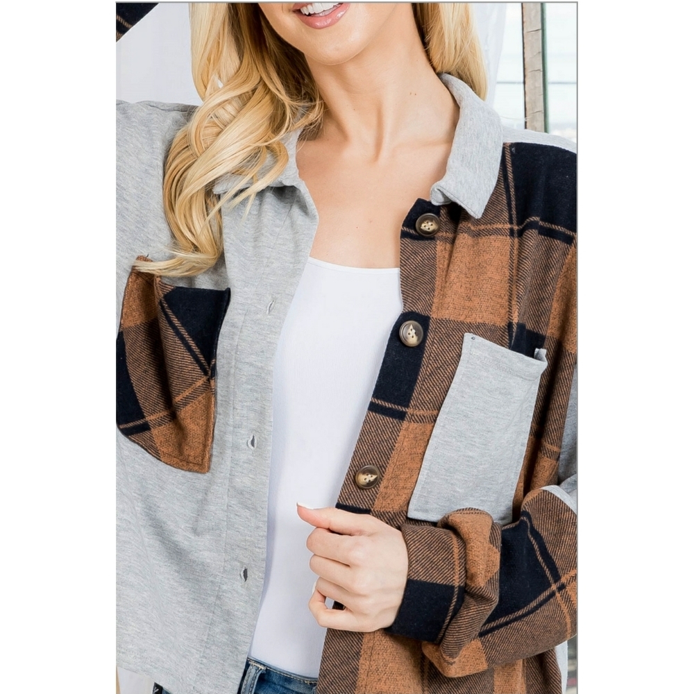 SOLD OUT Plaid Mix Jacket - Picture 8 of 10